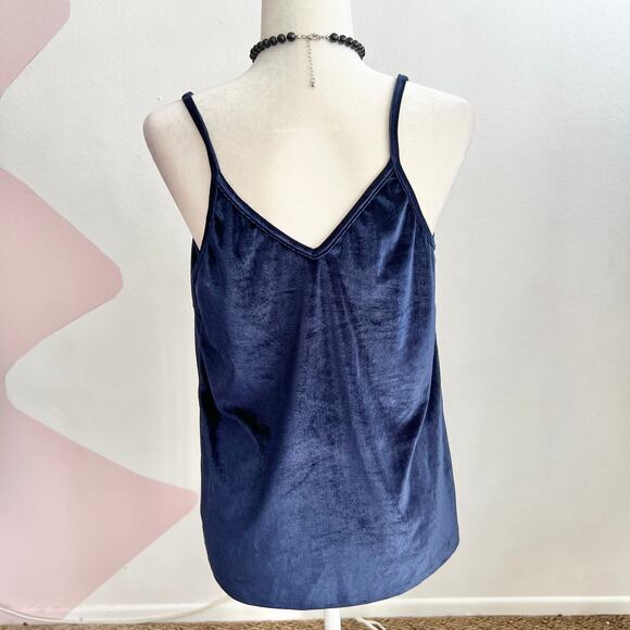 Blue Velvet Tank Top, Witchy Gothic Dark Academia 90s Grunge Large - Picture 3 of 7